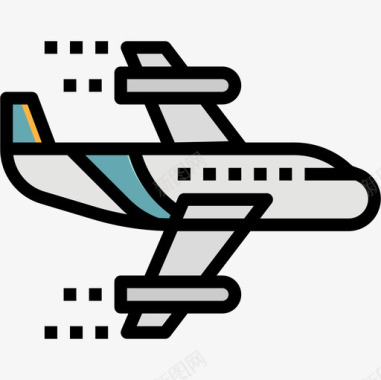 航班8月运输4号线颜色图标图标