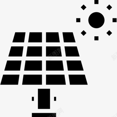 太阳能能量37填充图标图标