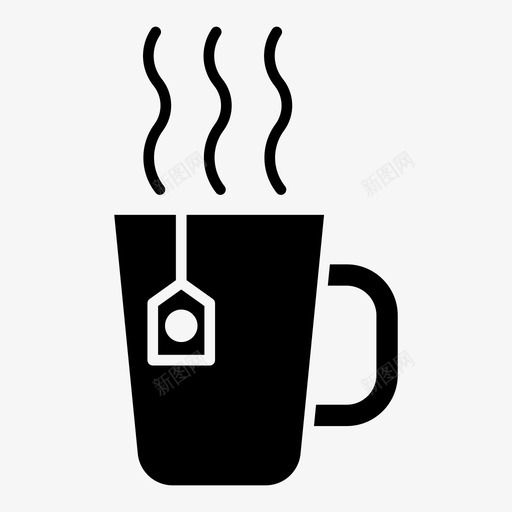 茶杯热咖啡杯药物图标svg_新图网 https://ixintu.com 传统药物 放松 热咖啡杯 茶杯 药物