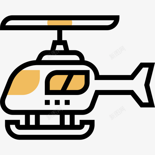 飞机运输和车辆4黄色阴影图标svg_新图网 https://ixintu.com 运输和车辆4 飞机 黄色阴影