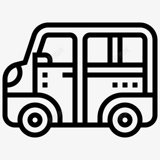 货车承运人小型客车图标svg_新图网 https://ixintu.com 卡车 客车 小型 承运人 服务 货车 车辆 运输 运输车