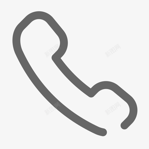 电话svg_新图网 https://ixintu.com 电话 线性 扁平 多色 简约 单色 填充 商务