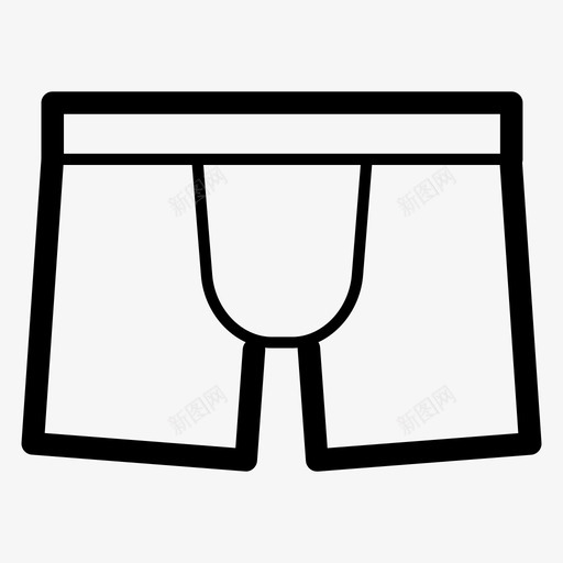 短裤服装时尚图标svg_新图网 https://ixintu.com 夏季 时尚 服装 男装 短裤