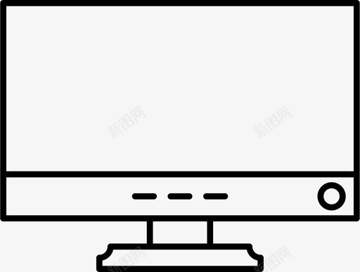 lcd电脑桌面图标svg_新图网 https://ixintu.com lcd 多媒体 屏幕 显示器 普通 桌面 电脑