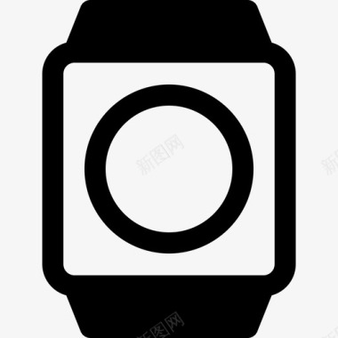 智能手表时钟数字图标图标
