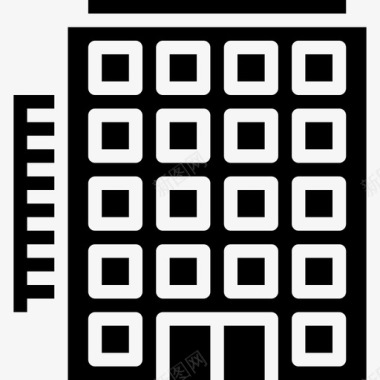 公寓35号楼填充图标图标