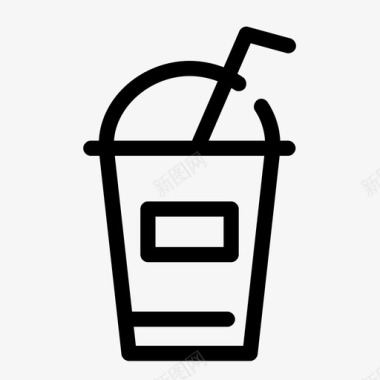 冷饮杯子果汁图标图标