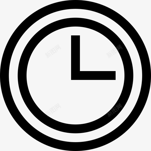 时钟速度表和时间2线性图标svg_新图网 https://ixintu.com 度表 时钟 时间 线性 速度