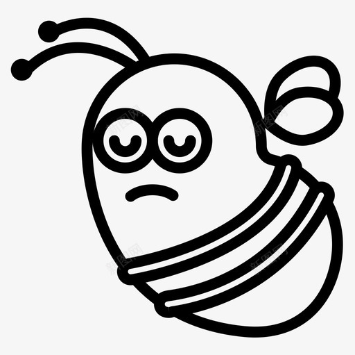 蜜蜂怪物11直系图标svg_新图网 https://ixintu.com 怪物 直系 蜜蜂