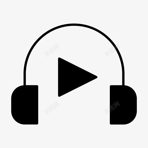 耳机聆听科技与创新图标svg_新图网 https://ixintu.com 创新 科技 耳机 聆听