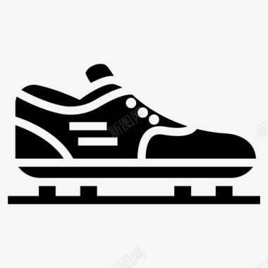 足球运动靴足球鞋足球靴图标图标