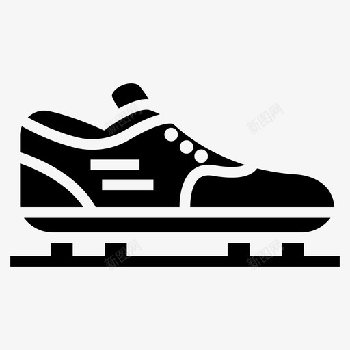 足球运动靴足球鞋足球靴图标svg_新图网 https://ixintu.com 图标 字形 足球 足球鞋 运动