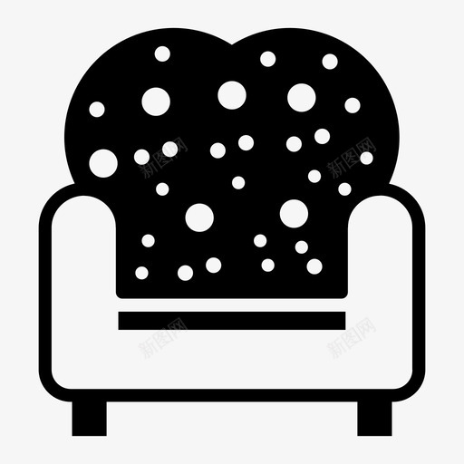 沙发椅子座椅图标svg_新图网 https://ixintu.com 内部 坐椅 座椅 房屋 椅子 沙发