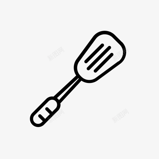 抹刀烹饪食品图标svg_新图网 https://ixintu.com 厨房 家用家具概述 抹刀 烹饪 食品