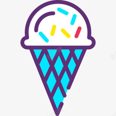 冰淇淋第七季魅力图标图标