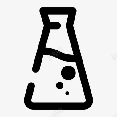 化学erlenmeyer烧瓶配方图标图标