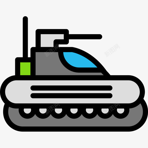 坦克军用27线性颜色图标svg_新图网 https://ixintu.com 军用 坦克 线性 颜色