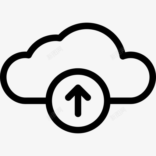 云云数据云存储图标svg_新图网 https://ixintu.com 上传 存储 数据