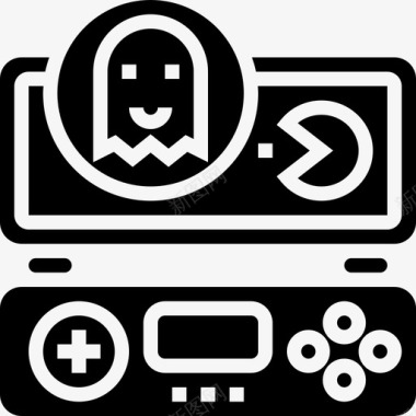 游戏机视频游戏12字形图标图标