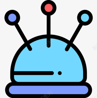 线颜色针织6号支架图标图标