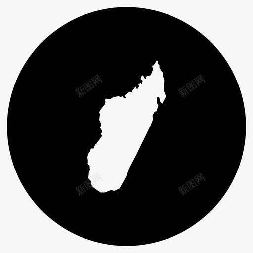 马达加斯加地图非洲岛屿图标svg_新图网 https://ixintu.com 小岛屿 岛屿 非洲 马达加斯加地图