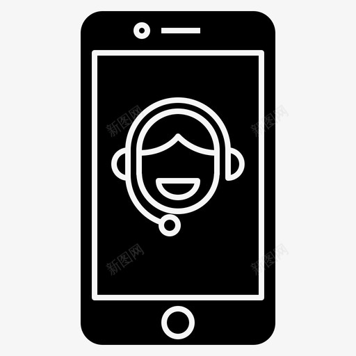 联系帮助商务电子商务图标svg_新图网 https://ixintu.com 商务 在线 字形 帮助 电子商务 联系 购物