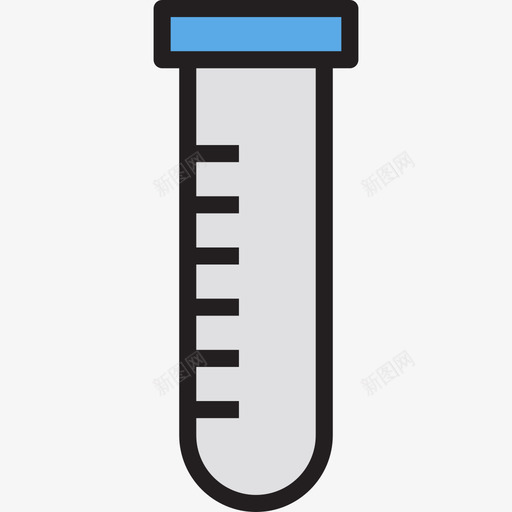 试管科学71线性颜色图标svg_新图网 https://ixintu.com 科学71 线性颜色 试管