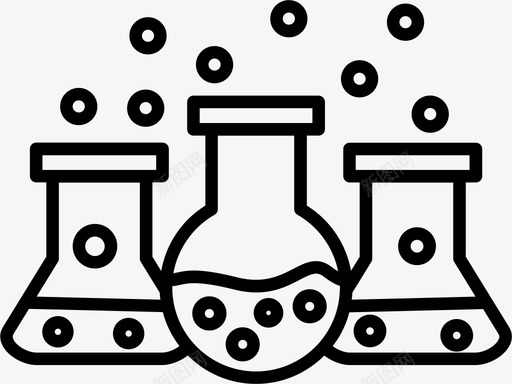 烧杯化学实验室图标svg_新图网 https://ixintu.com 化学 商业 实验室 概念 烧杯 科学