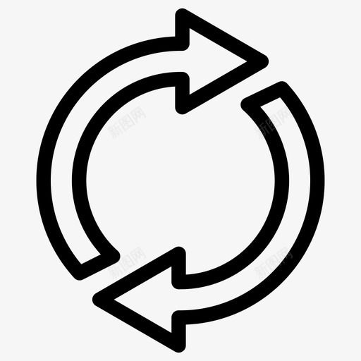 回收环保界面图标svg_新图网 https://ixintu.com 再利用 回收 环保 界面