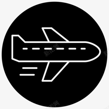 货运飞机航班图标图标