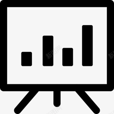 统计委员会市场营销演示图标图标
