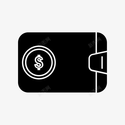 钱包卡片持有者图标svg_新图网 https://ixintu.com 卡片 持有者 钱包