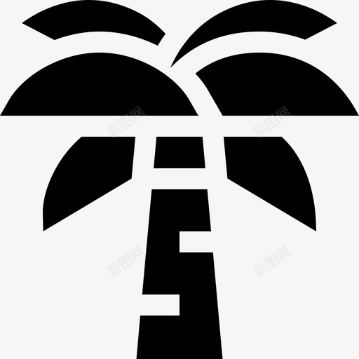 棕榈树花和植物2填充图标svg_新图网 https://ixintu.com 填充 棕榈树 花和植物2