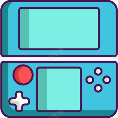 Gameboy技术69线性颜色图标图标