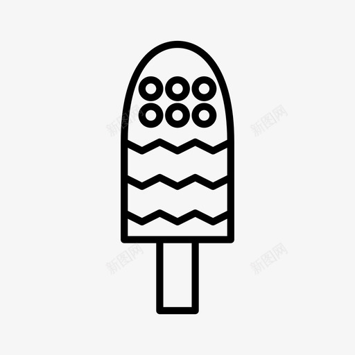 冰淇淋冰棍棒棒图标svg_新图网 https://ixintu.com 冰棍 冰淇淋 夏天 棒棒 美味佳肴