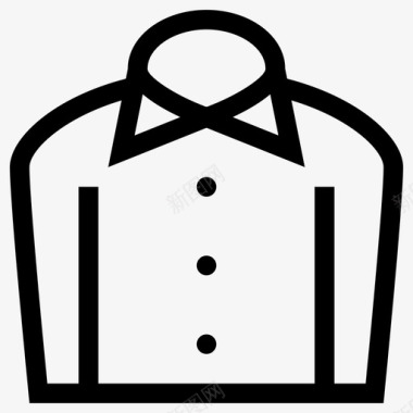 衬衫衣服正式的图标图标