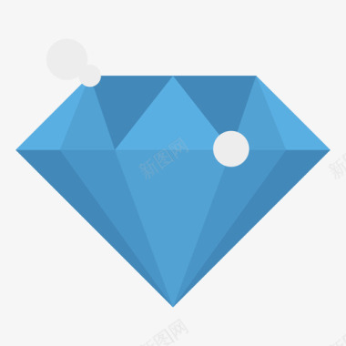 钻石创意工艺72平面图标图标