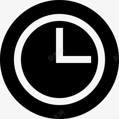 时钟速度表和时间1已填充图标图标