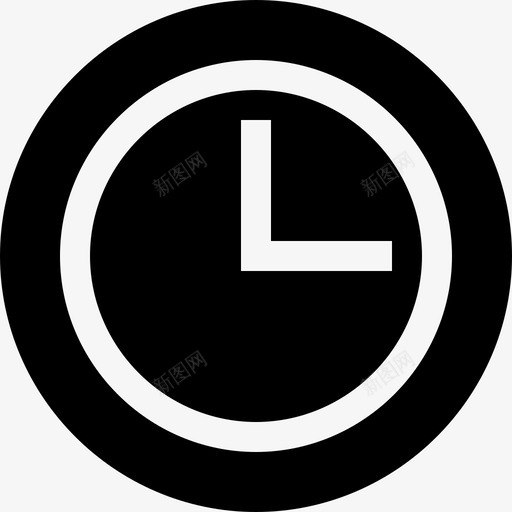 时钟速度表和时间1已填充图标svg_新图网 https://ixintu.com 填充 度表 时钟 时间 速度