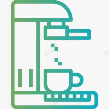 咖啡机电气设备3坡度图标图标