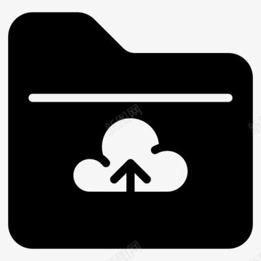 上载文件夹云云文件夹文件和文件夹标志符号图标图标