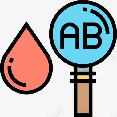 验血献血29线色图标图标