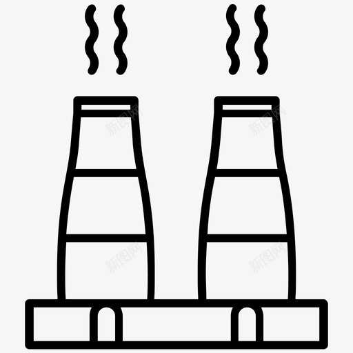 砖窑砖塔砖厂图标svg_新图网 https://ixintu.com 图标 建筑 砖厂 砖塔 砖窑