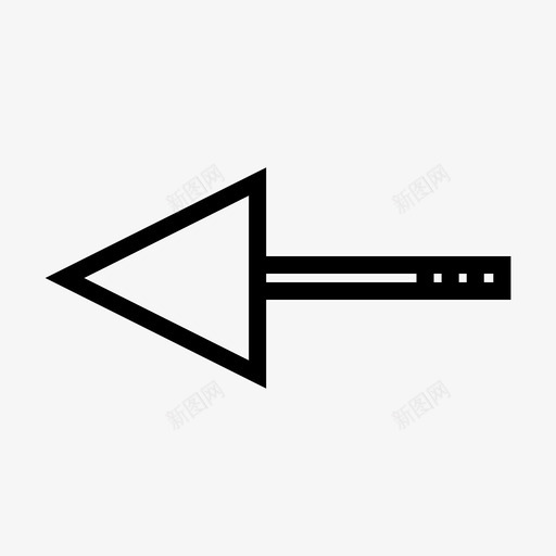 左箭头后退退出图标svg_新图网 https://ixintu.com 后退 左箭头 左箭头线 离开 辞职 退出