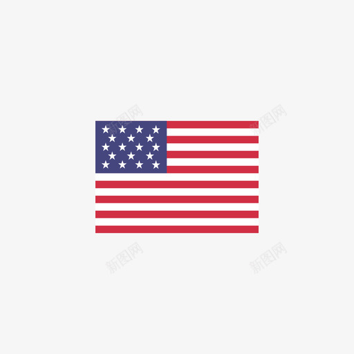 美国 USAsvg_新图网 https://ixintu.com 美国 USA 国旗 美国 USA
