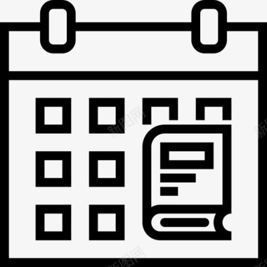 书籍学校和教育6线性图标图标