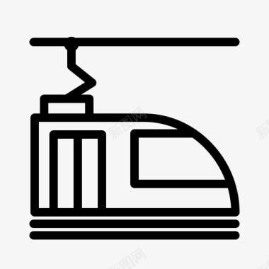 列车电气轨道图标图标