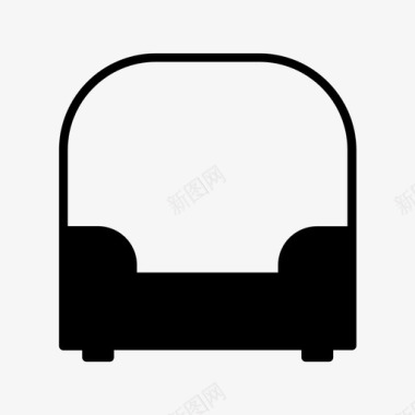 沙发座椅坐椅图标图标