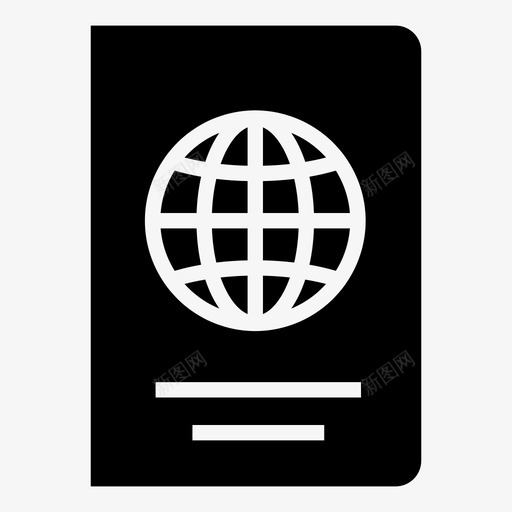 护照国外公民图标svg_新图网 https://ixintu.com 公民 国外 国家 护照 旅行 标志