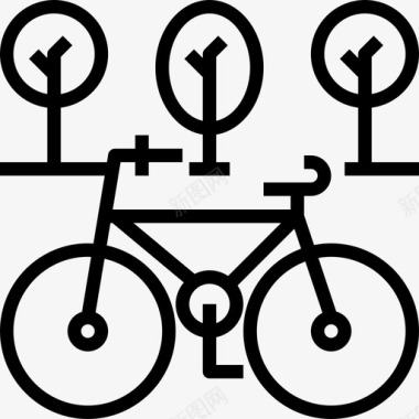 自行车拯救世界2直线型图标图标